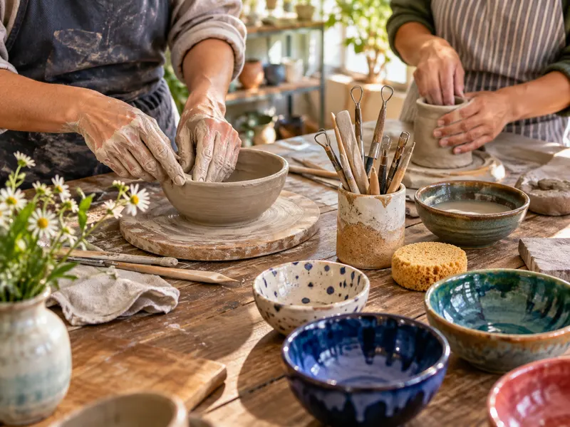 A hands-on pottery workshop